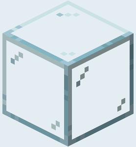 Glass block in Minecraft