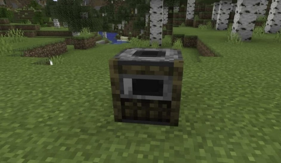 A smoker in Minecraft