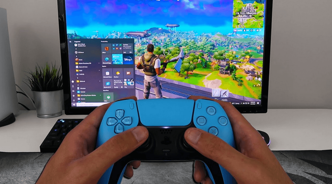 using PS5 controller on PC