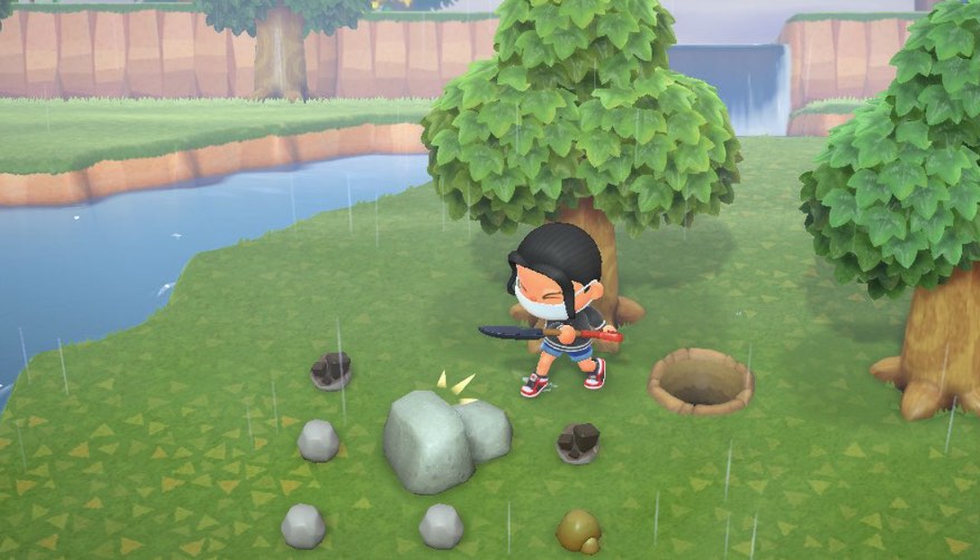 stones in Animal Crossing- New Horizons
