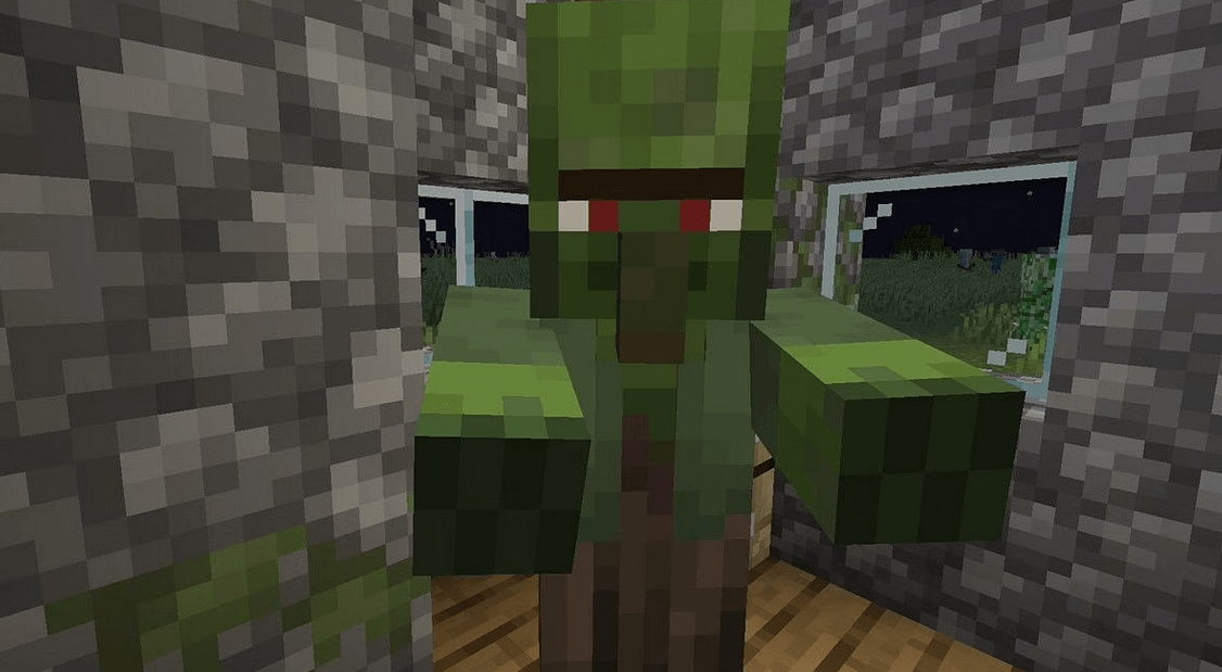 A zombie villager