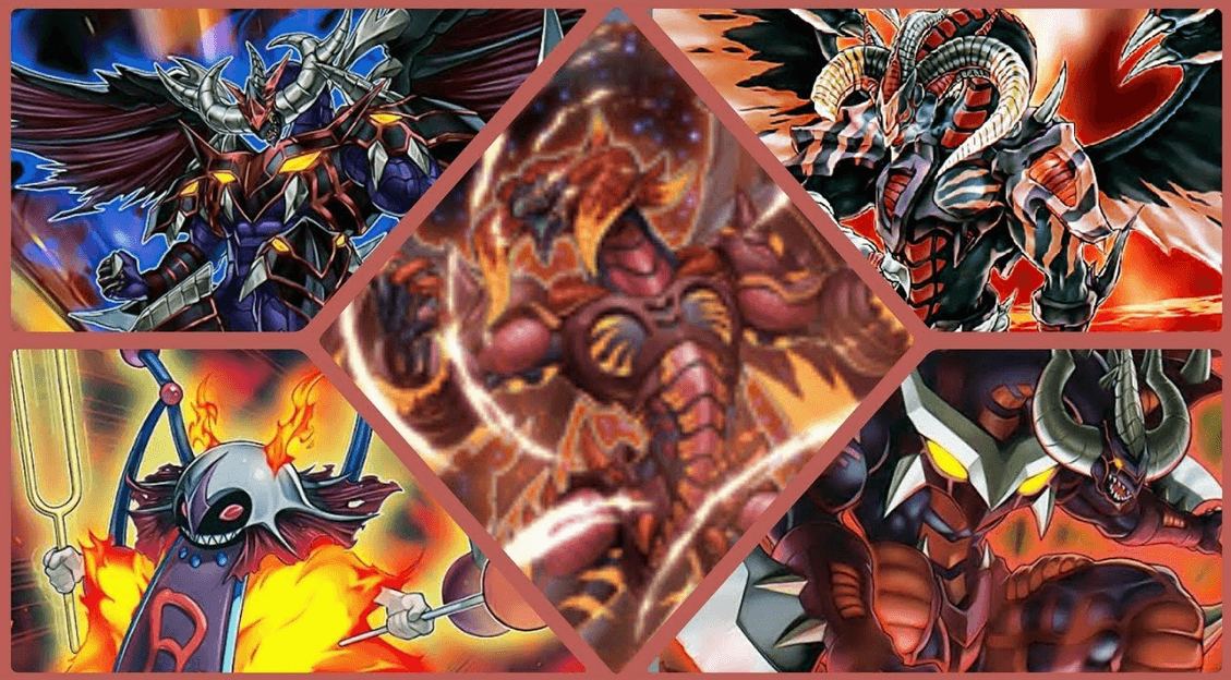 Tyrant Red Dragon Archfiend wallpaper